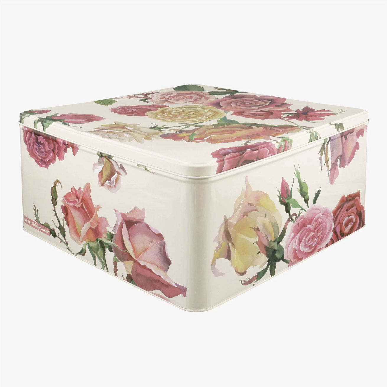 Emma Bridgewater Roses All my Life Square Tin Large – Wells