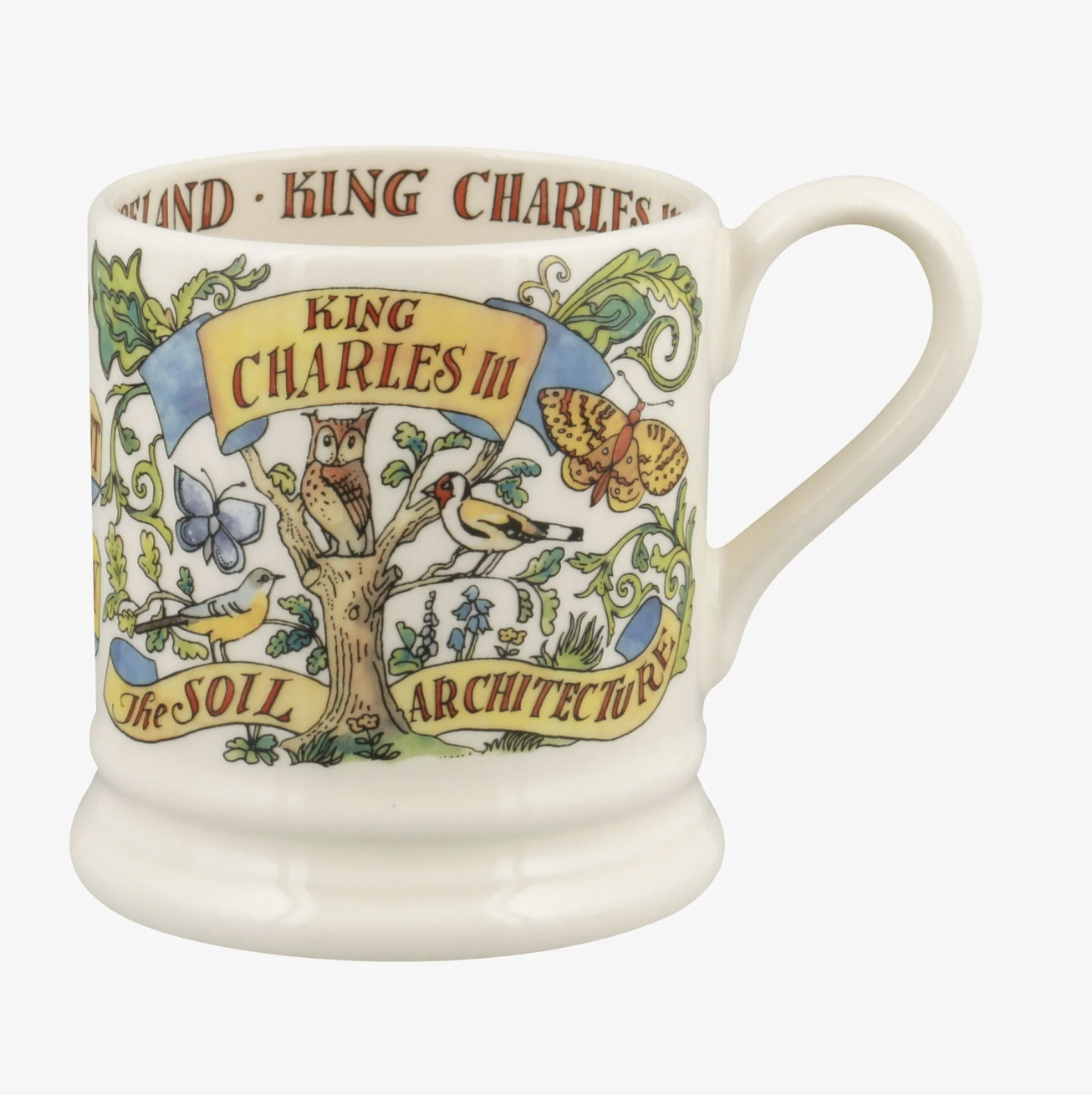 Emma Bridgewater King Charles lll 1/2 pint Mug