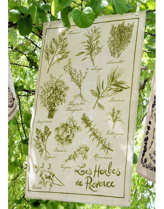Winkler Cotton Tea Towel Herbes de Provence