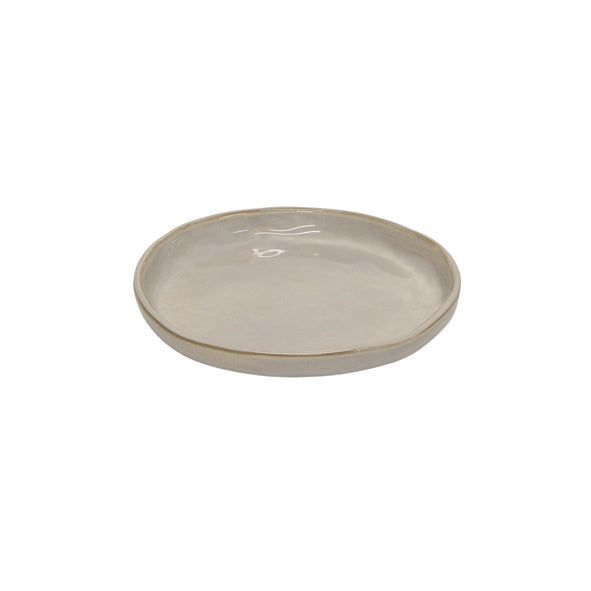 Franco Rustic White Medium Plate 19 .5cmDiax2.5cmH