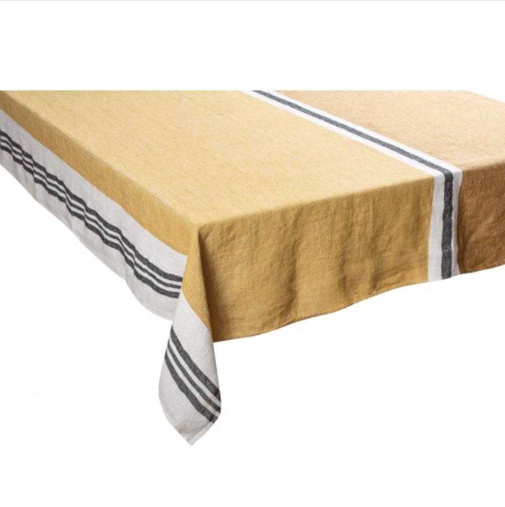 Harmony Linen Tablecloth 170x250cm Safran