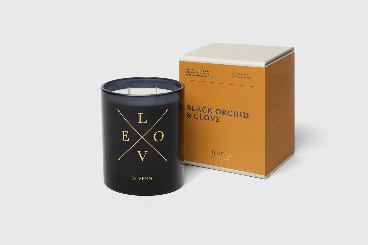 Hivern Candle Black Orchid & Clove