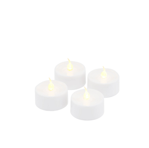 Sirius Tealight LED Candles Set of 4 White