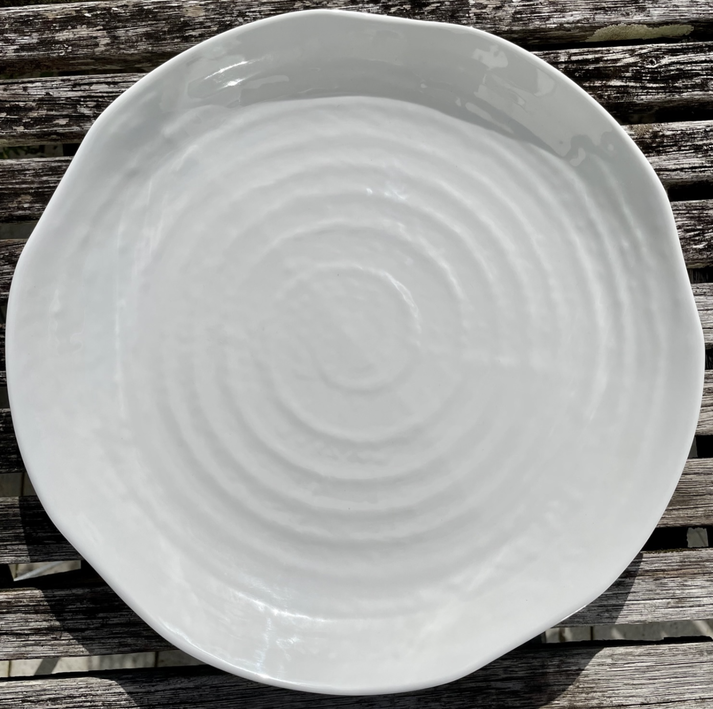 Bella Tavolo White Melamine Large Platter