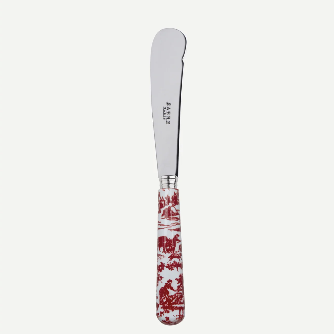 Sabre Toile Butter Knife Red