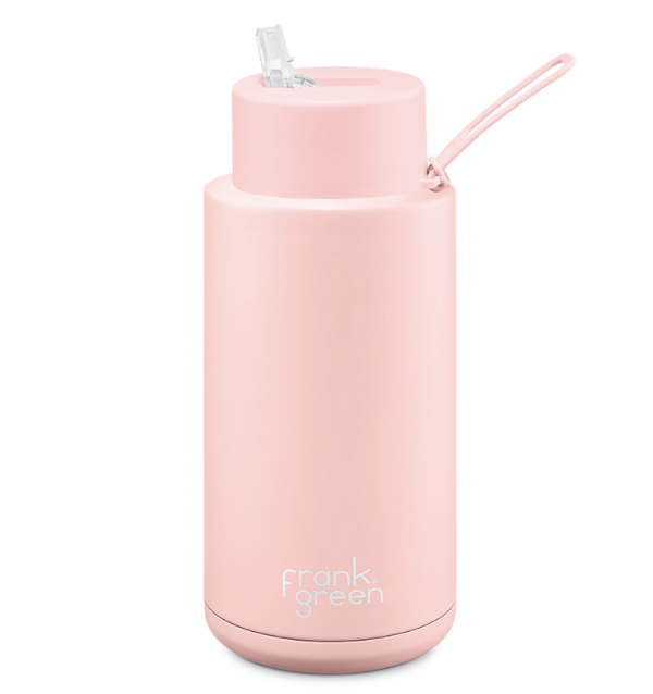 Frank Green Reusable Bottle 1L Blush Pink