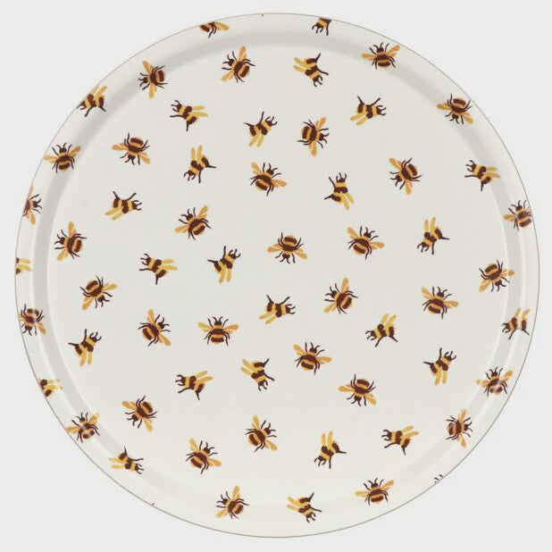 Emma Bridgewater Bee Round Birch Tray Wells Trading Company