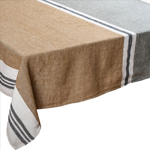 Harmony Linen Tablecloth 170x300cm Kaki