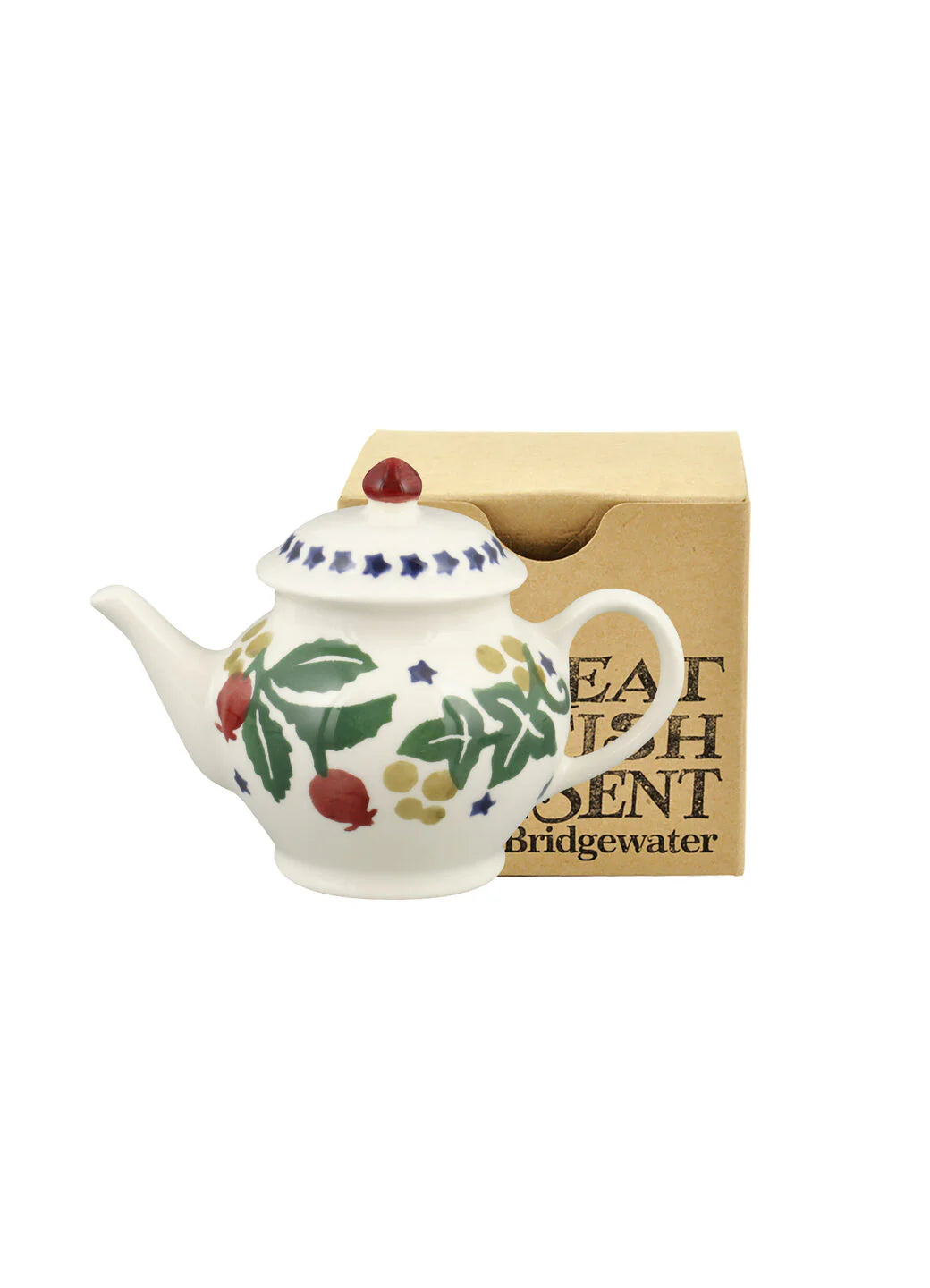 Emma Bridgewater Rosehip & Ivy Tiny Teapot Decoration