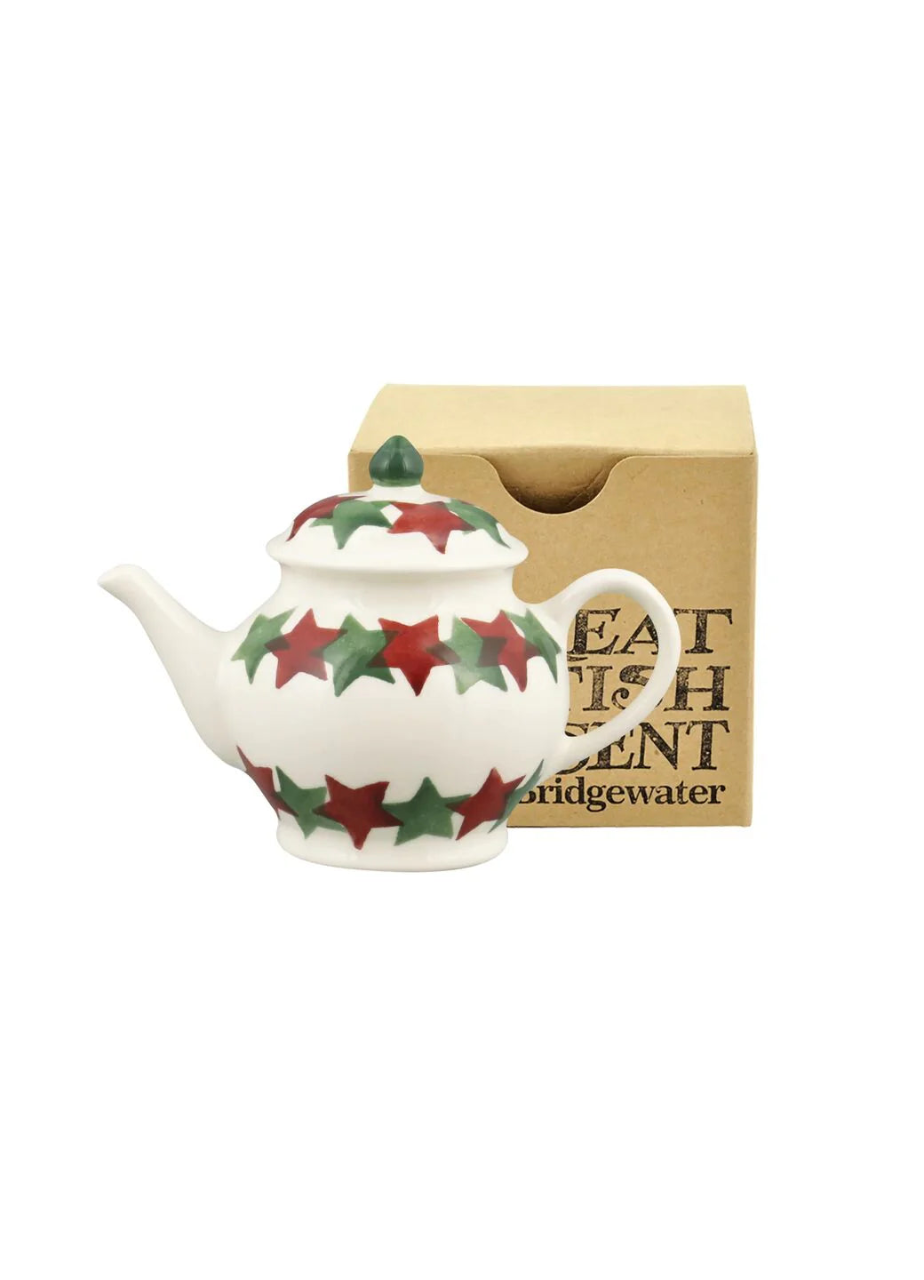 Emma Bridgewater Christmas Stars Tiny Teapot Decoration