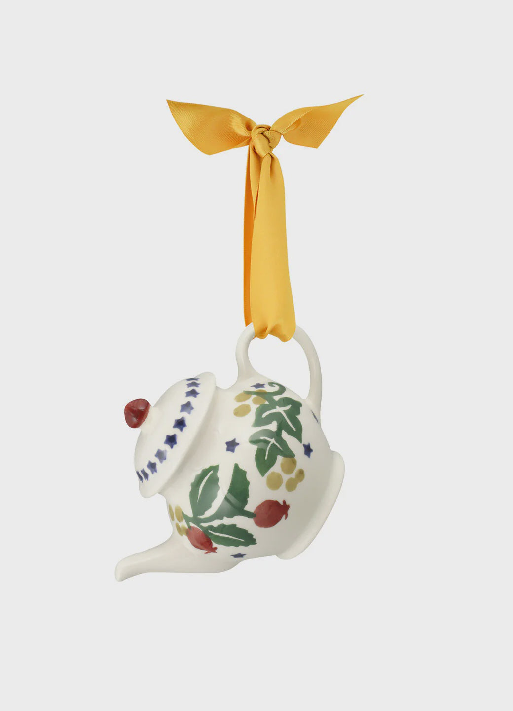 Emma Bridgewater Rosehip & Ivy Tiny Teapot Decoration