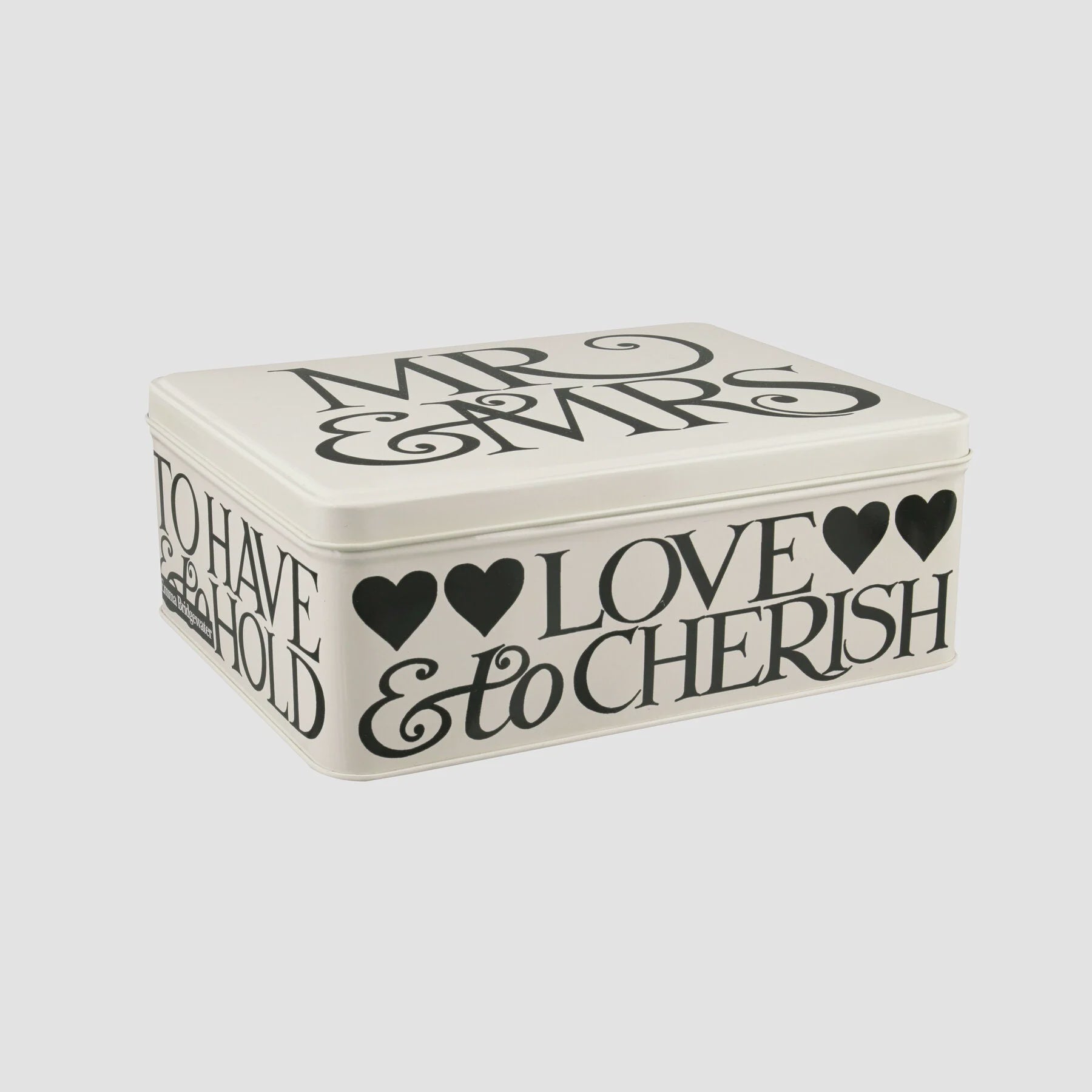 Emma Bridgewater Mr & Mrs Rectangular Tin