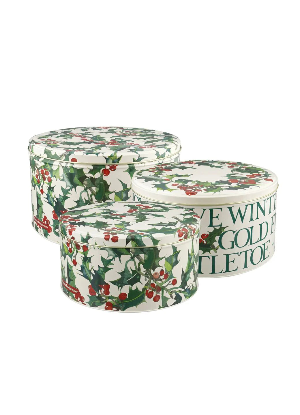 Emma Bridgewater Holly Round Cake Tin Small