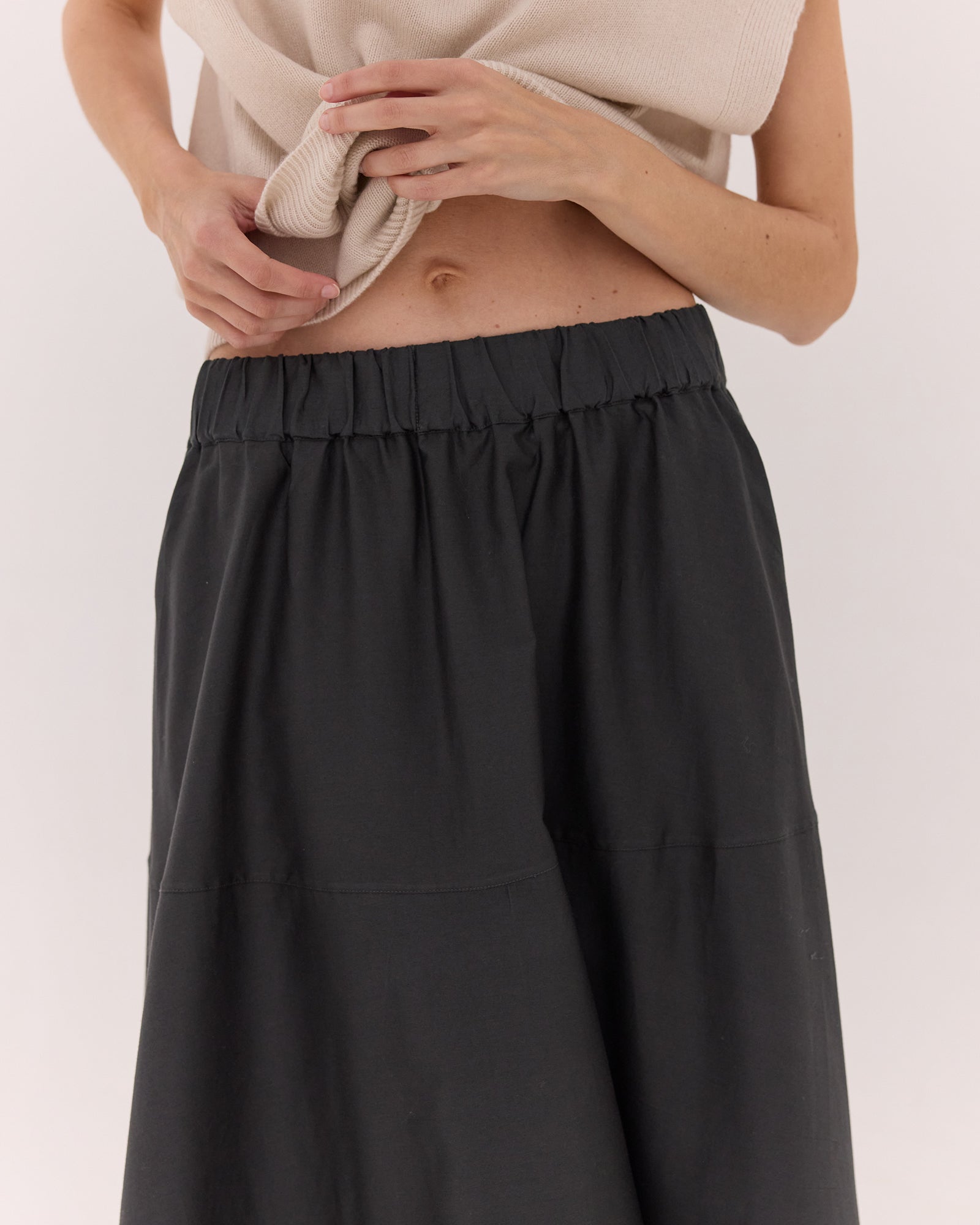 Cloth & Co Maxi Skirt Carbon