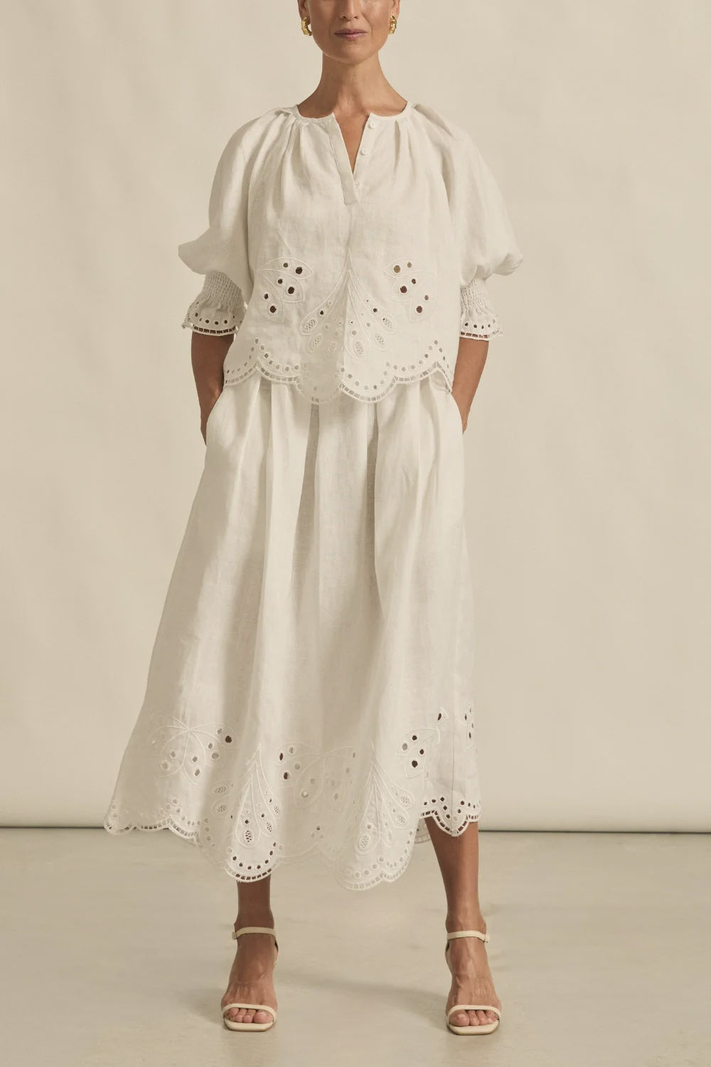Zoe Kratzmann Jetty Skirt Porcelain