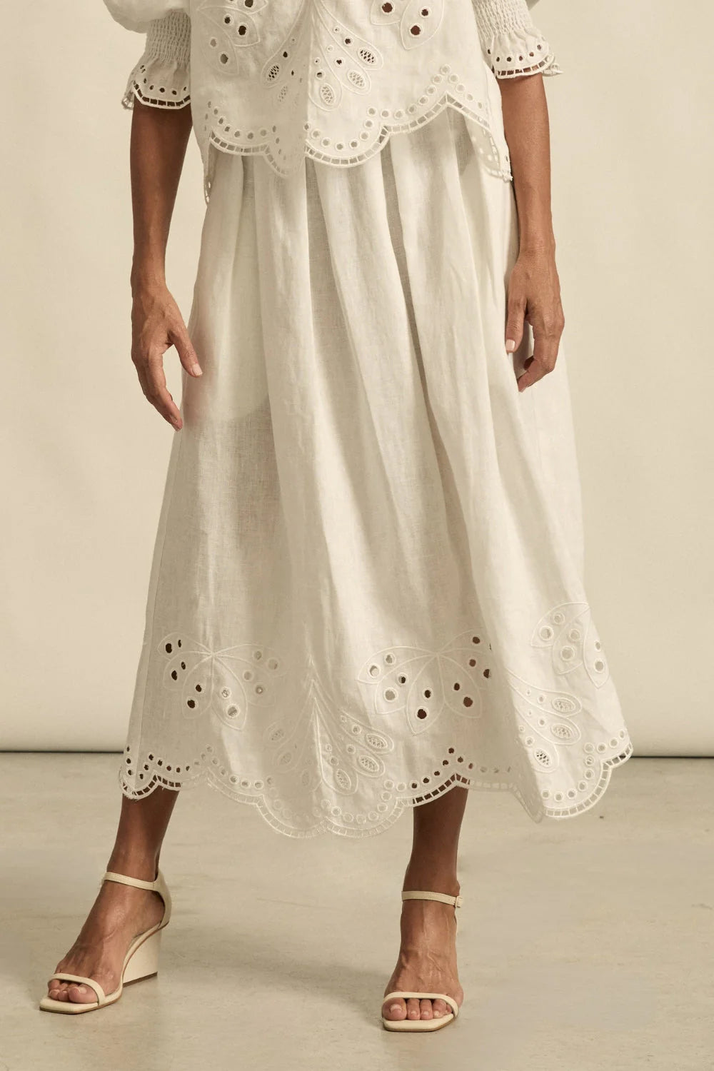Zoe Kratzmann Jetty Skirt Porcelain