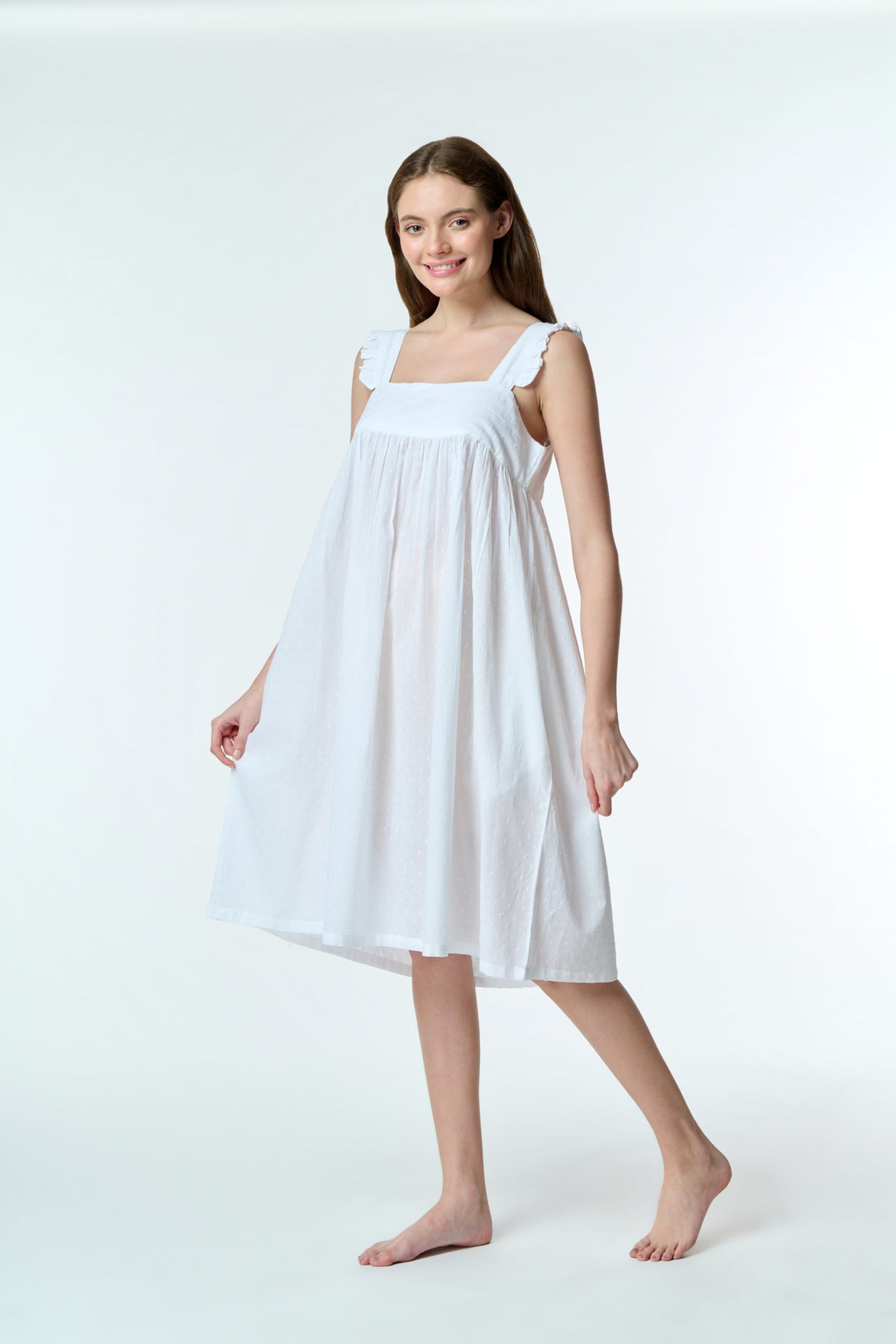 Arabella 100% Cotton Dress Pintucked Hailspot