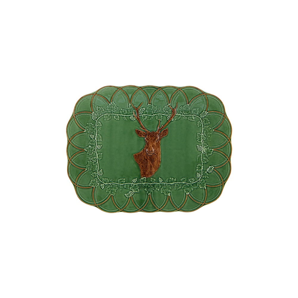 Bordallo Woods Platter Deer 47.5