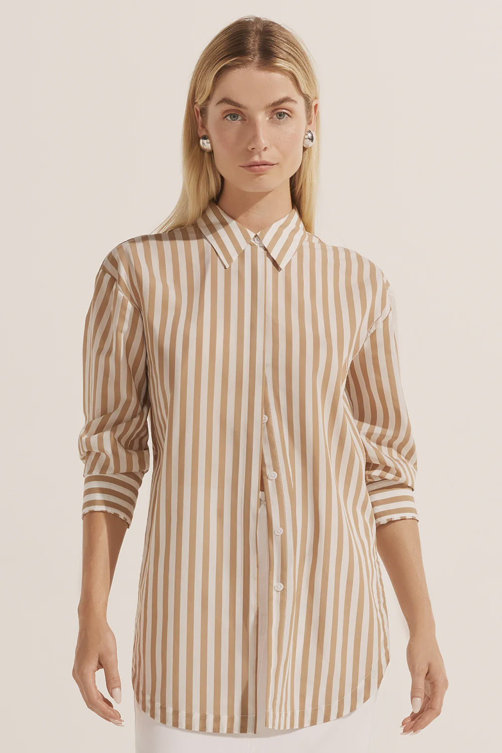 Zoe Kratzmann Agile Top Flax Stripe