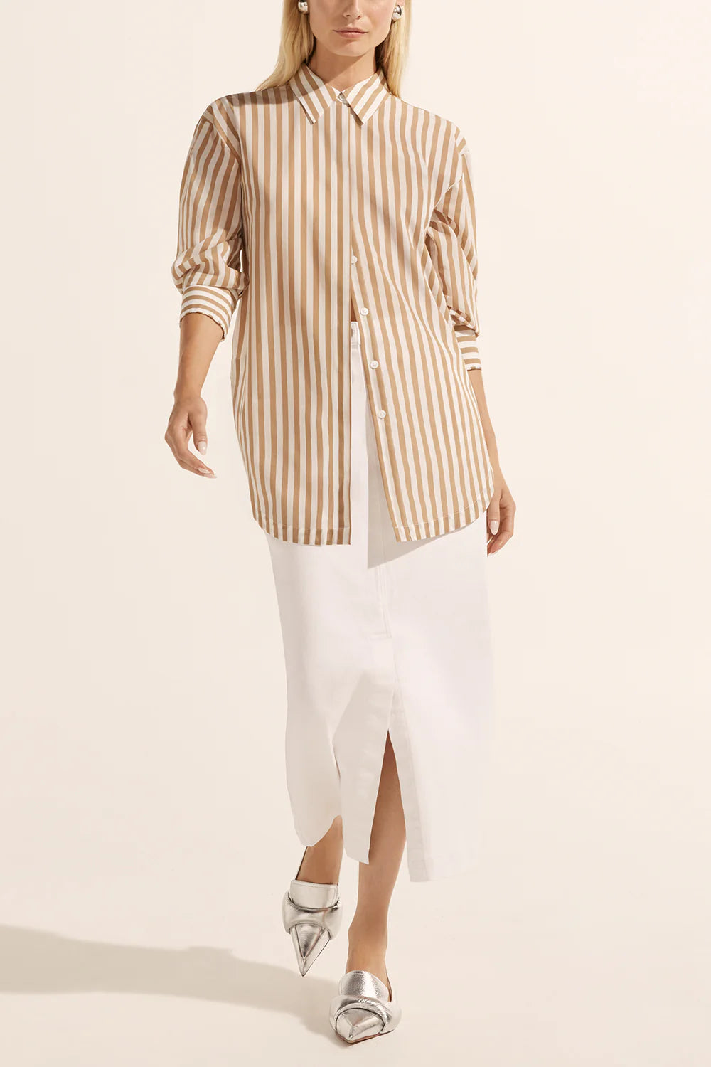 Zoe Kratzmann Agile Top Flax Stripe
