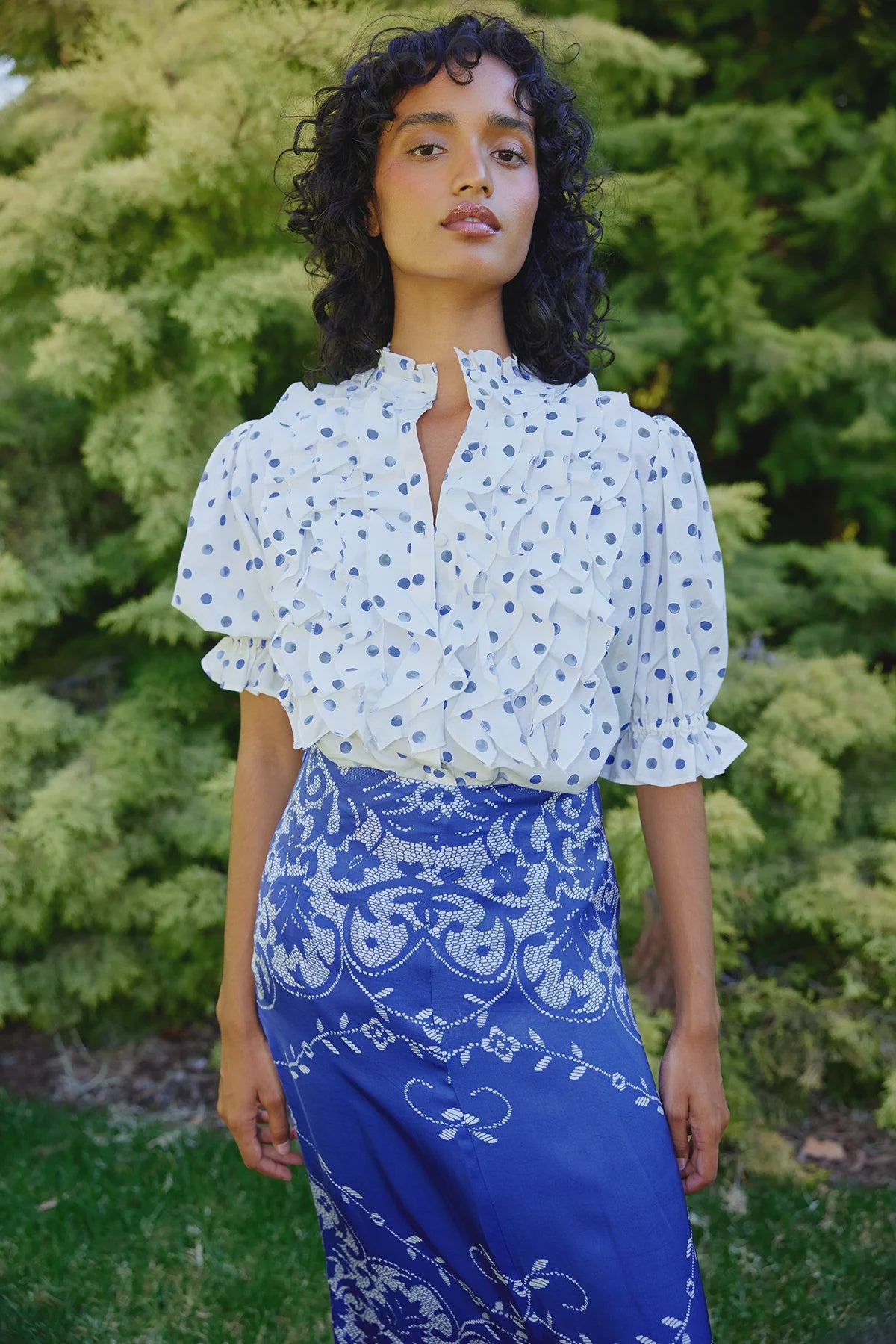 Aston Mavis Blouse Antique Royal