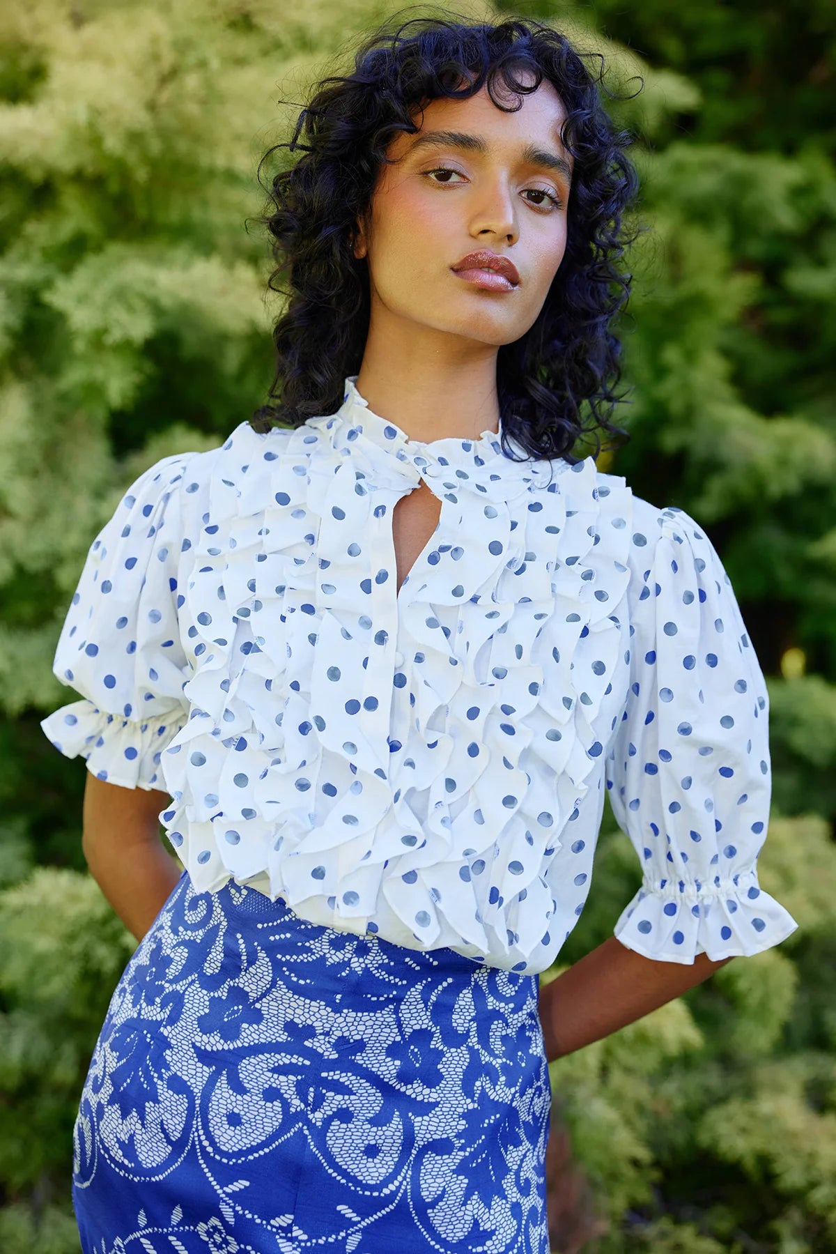 Aston Mavis Blouse Antique Royal