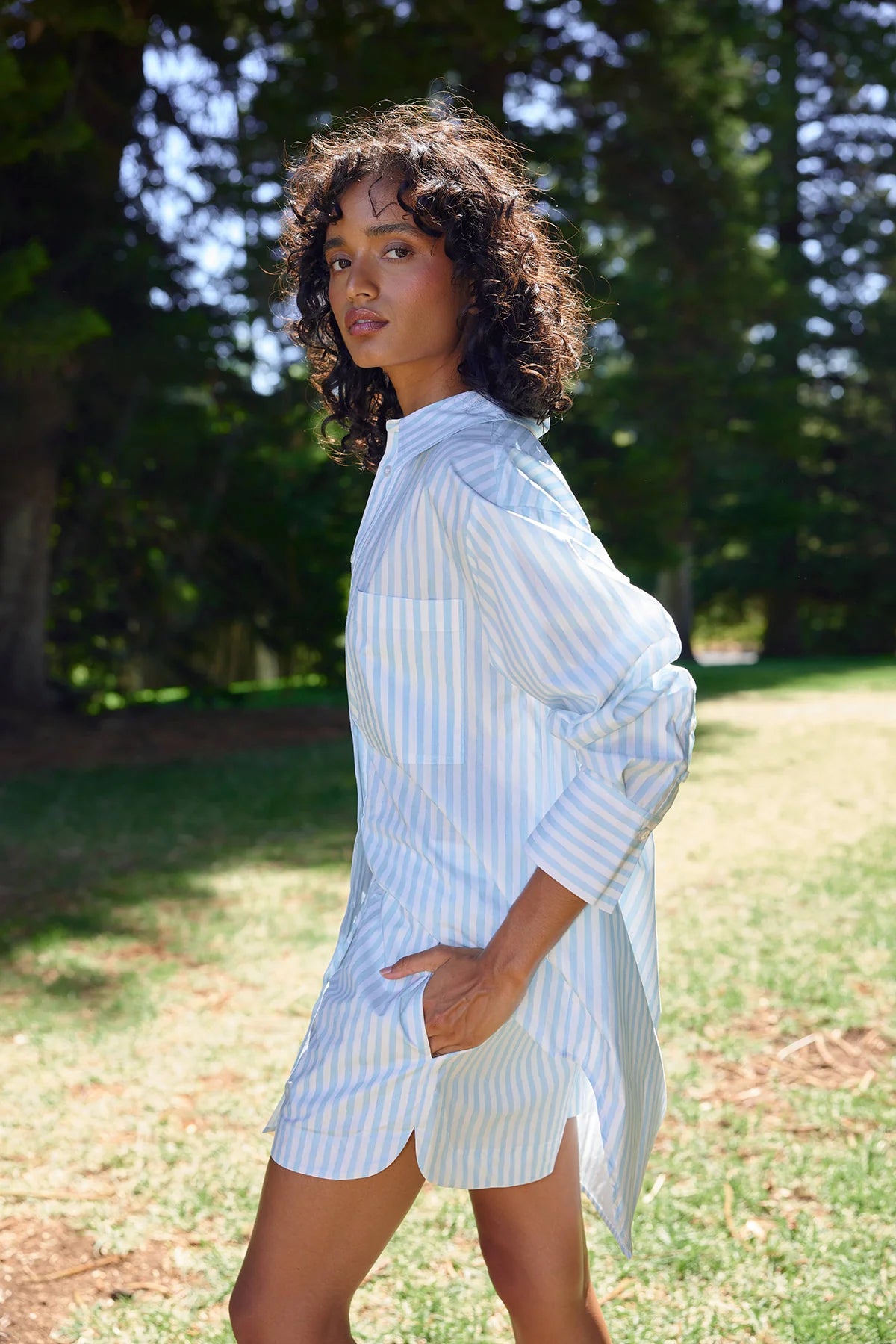 Aston Harvey Short Arctic Stripe