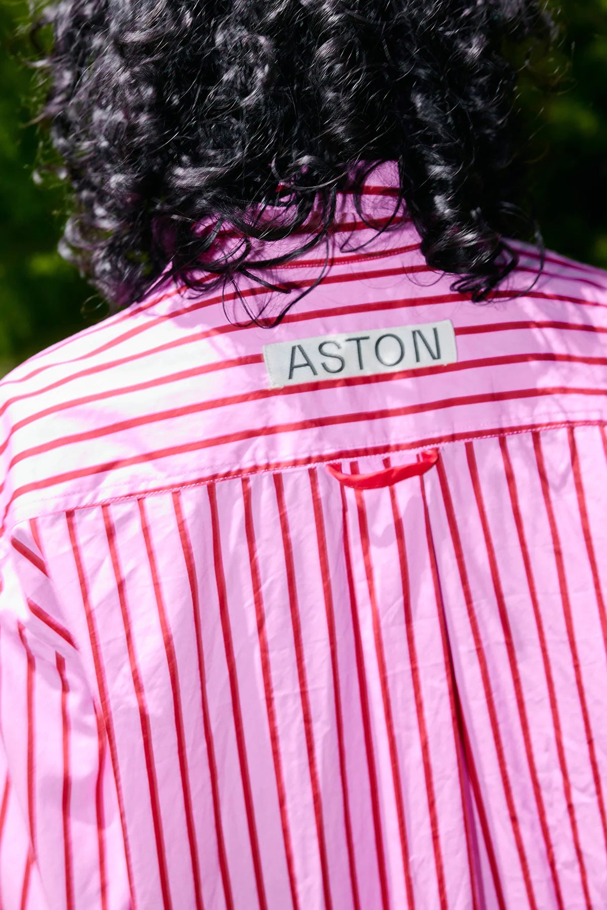 Aston Buddy Shirt Magenta Stripe