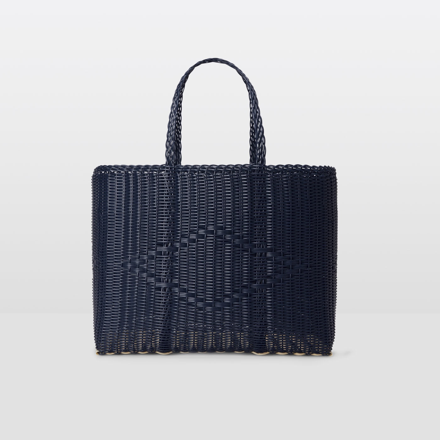 Palorosa Handwoven Tote Basket Large - Midnight Blue