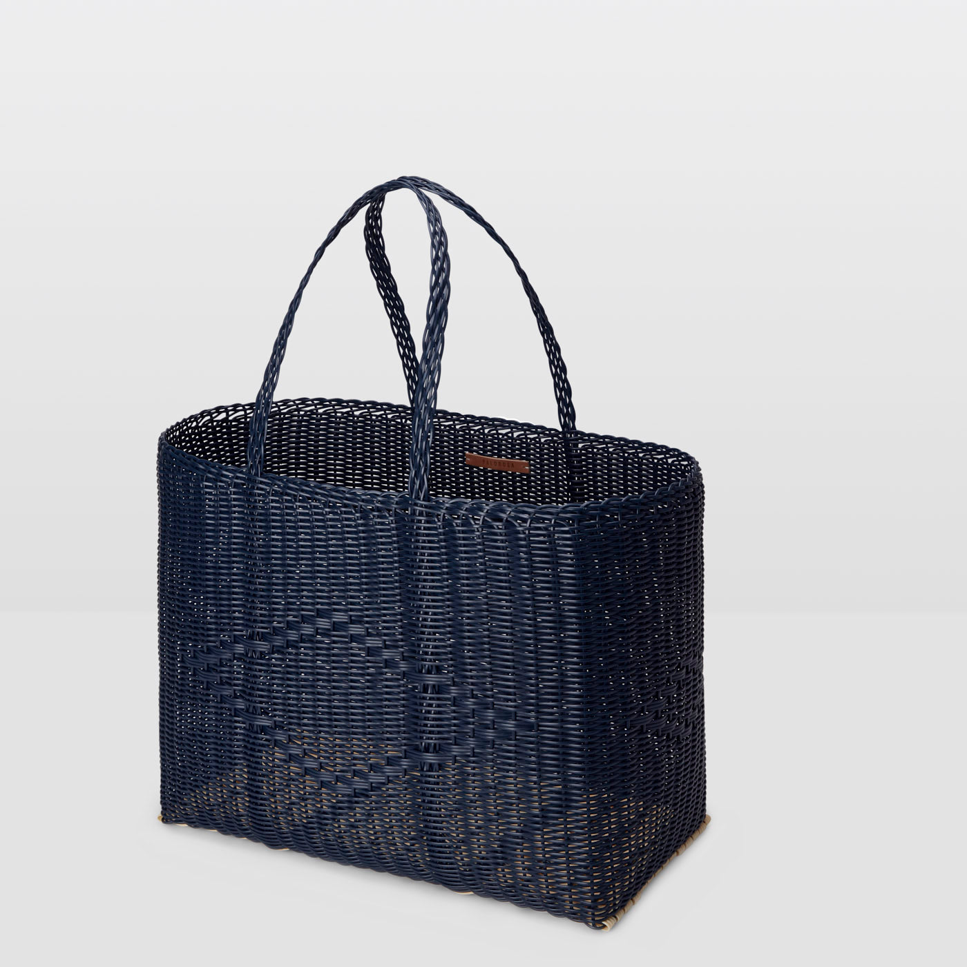 Palorosa Handwoven Tote Basket Large - Midnight Blue