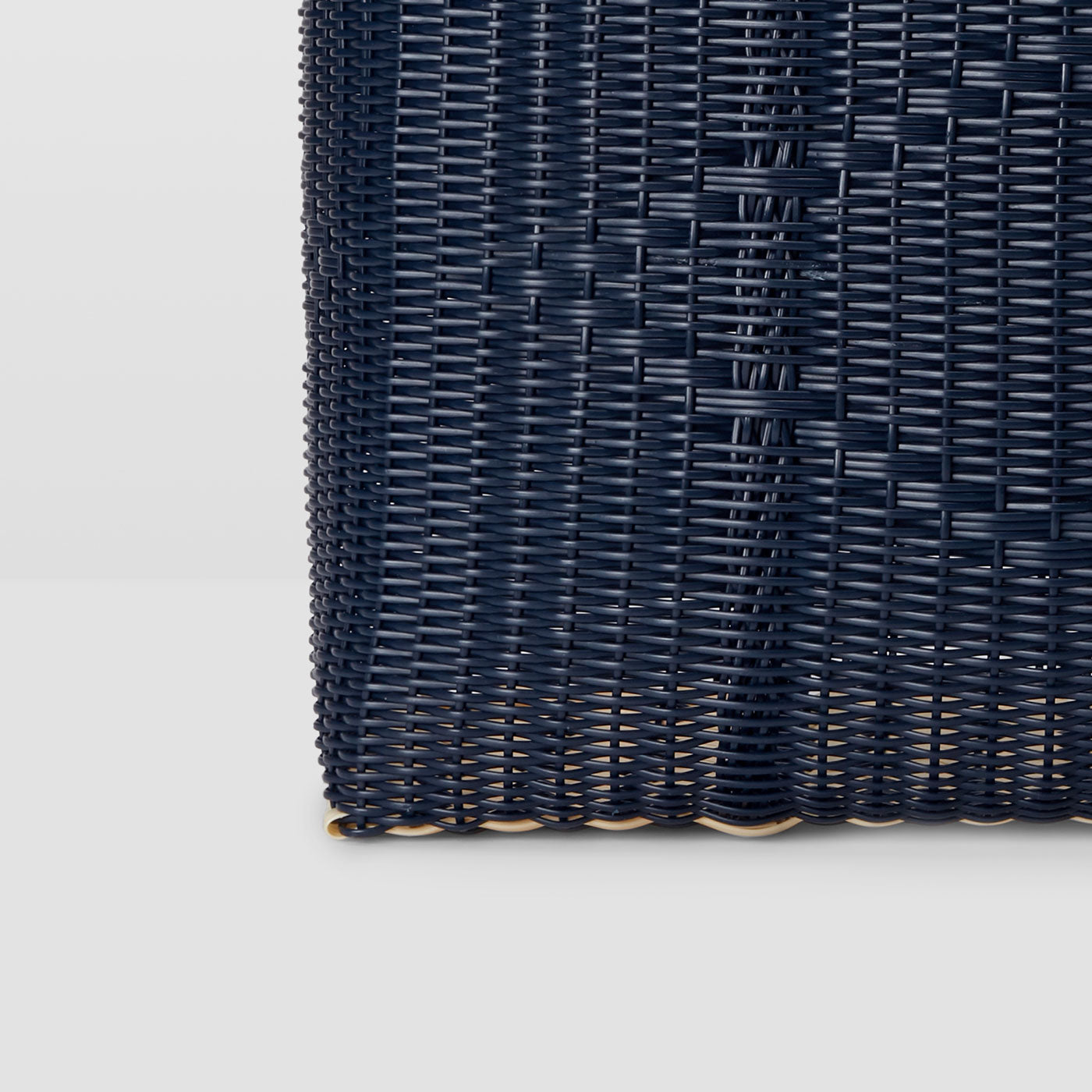 Palorosa Handwoven Tote Basket Large - Midnight Blue
