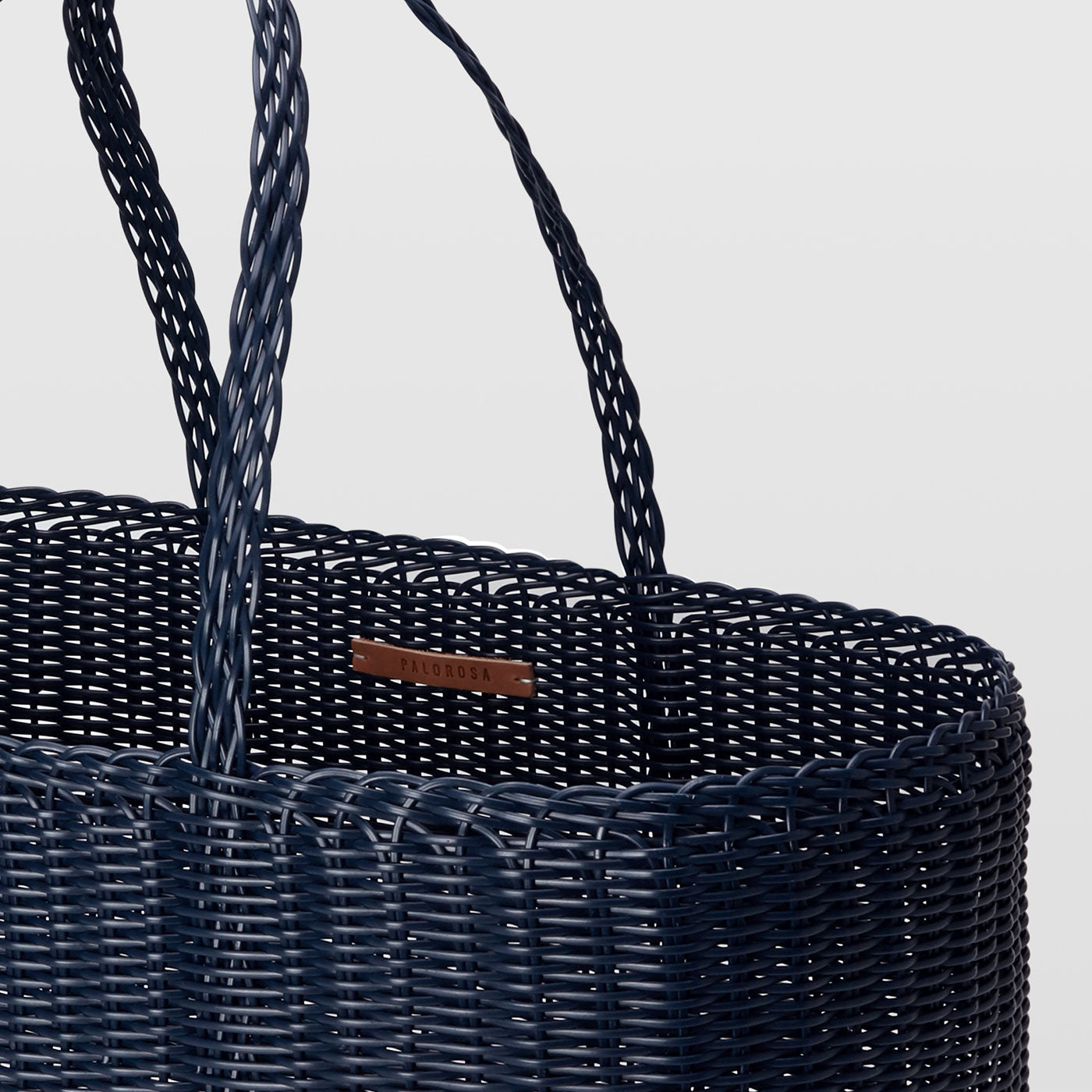 Palorosa Handwoven Tote Basket Large - Midnight Blue