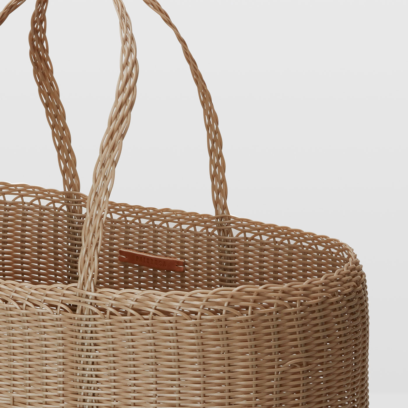 Palorosa Handwoven Tote Basket Large - Sand