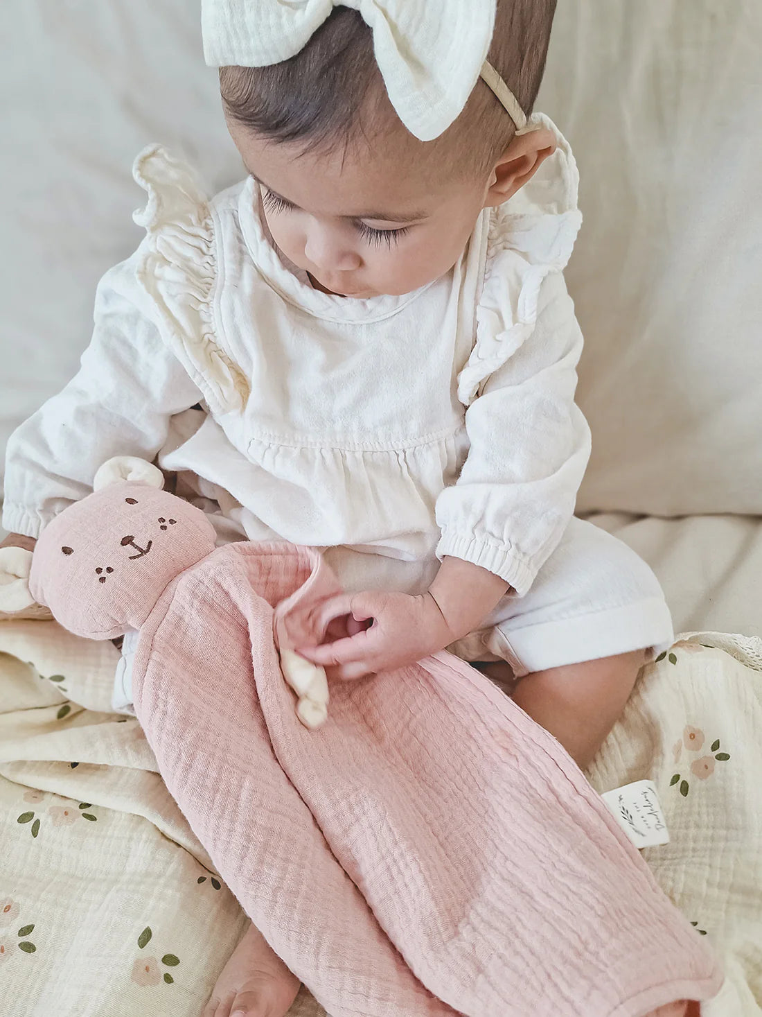 Over the Dandelions Bear Lovey Blush