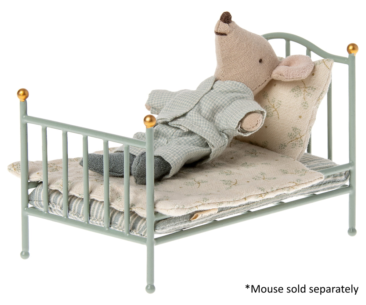 Maileg Vintage Bed Mint Green