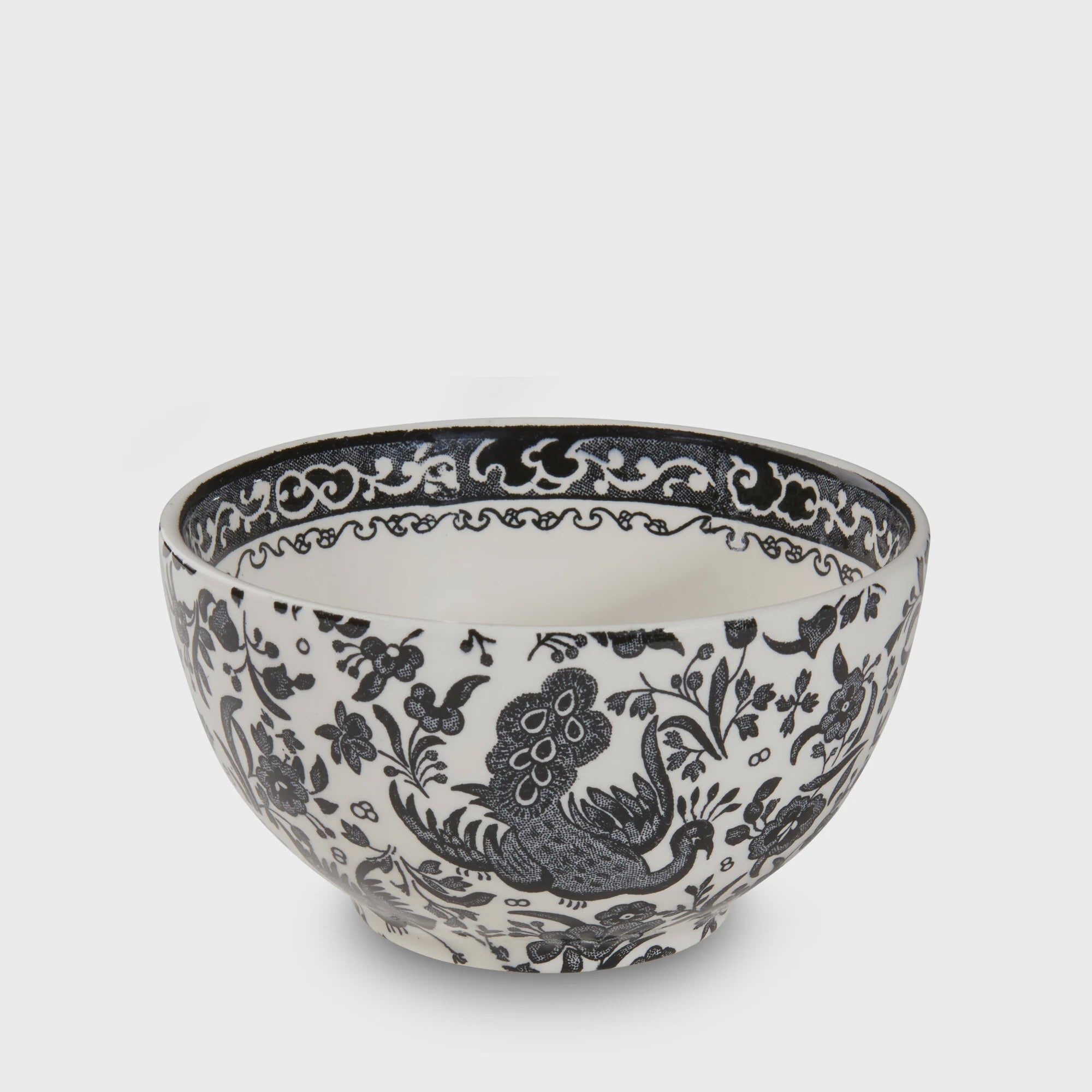 Burleigh Regal Peacock Mini Footed Bowl 12cm