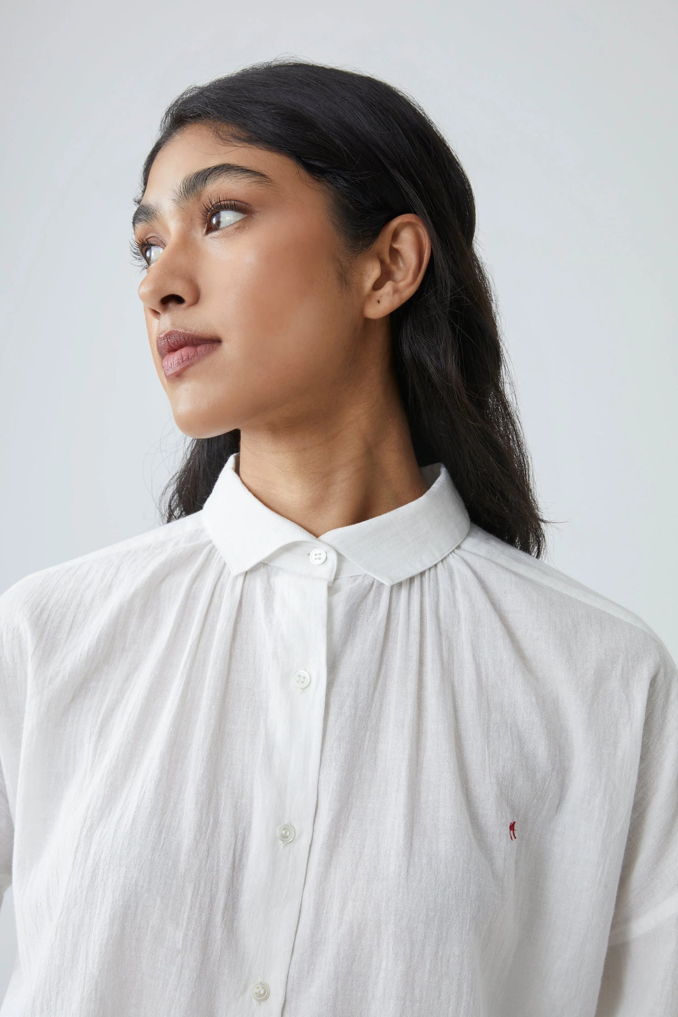 Moismont 100% Cotton Shirt 810 Crimp Natural