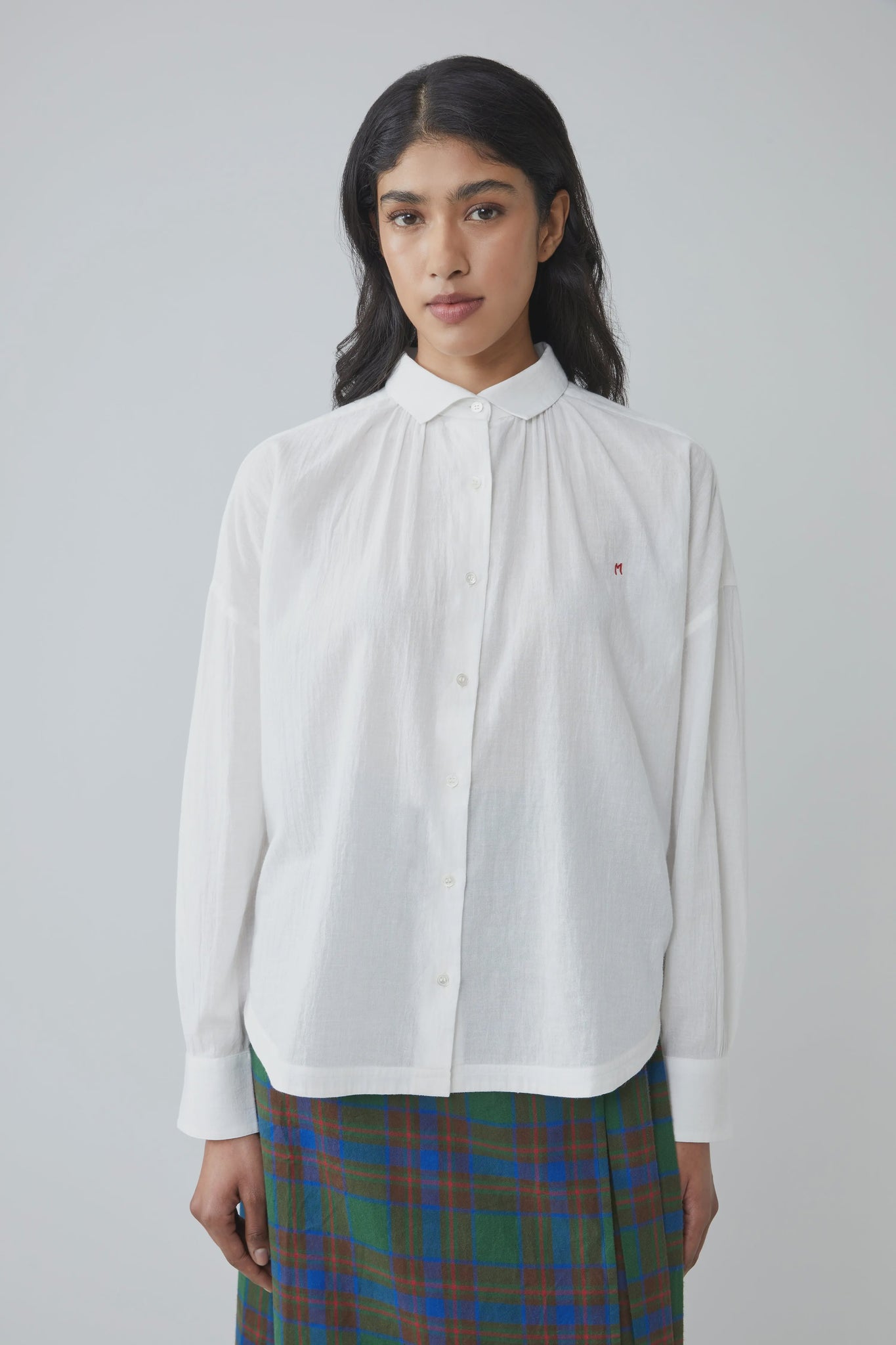 Moismont 100% Cotton Shirt 810 Crimp Natural