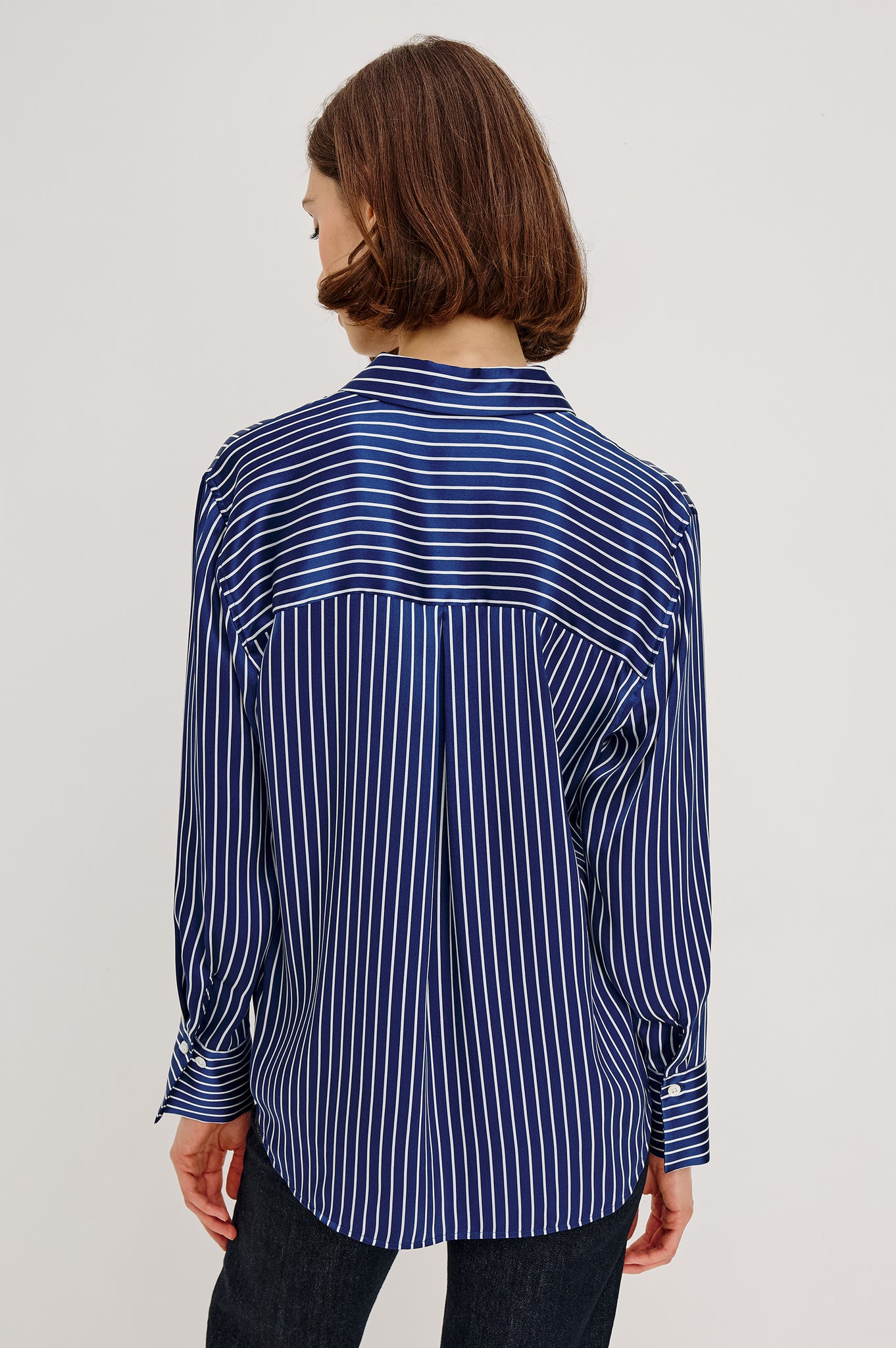Rails Dorian Twilight Stripe Silk Shirt