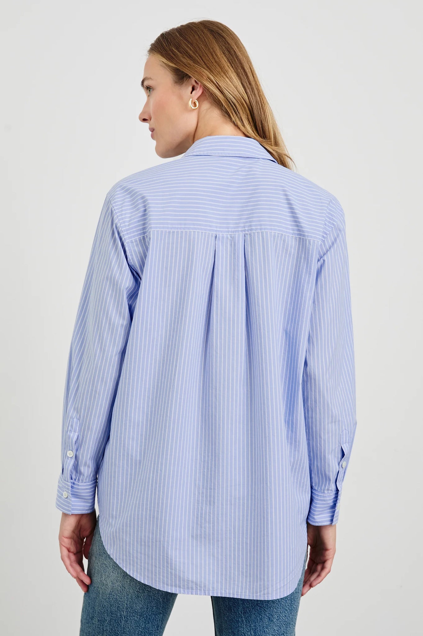Rails Elsa Oxford White Stripe Shirt