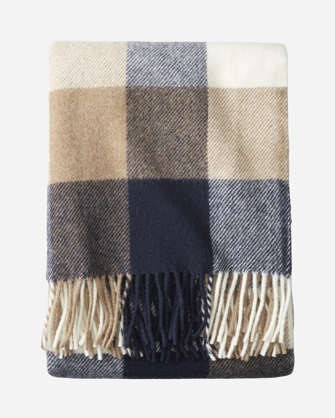 Pendleton Eco Wise Throw Navy & Camel