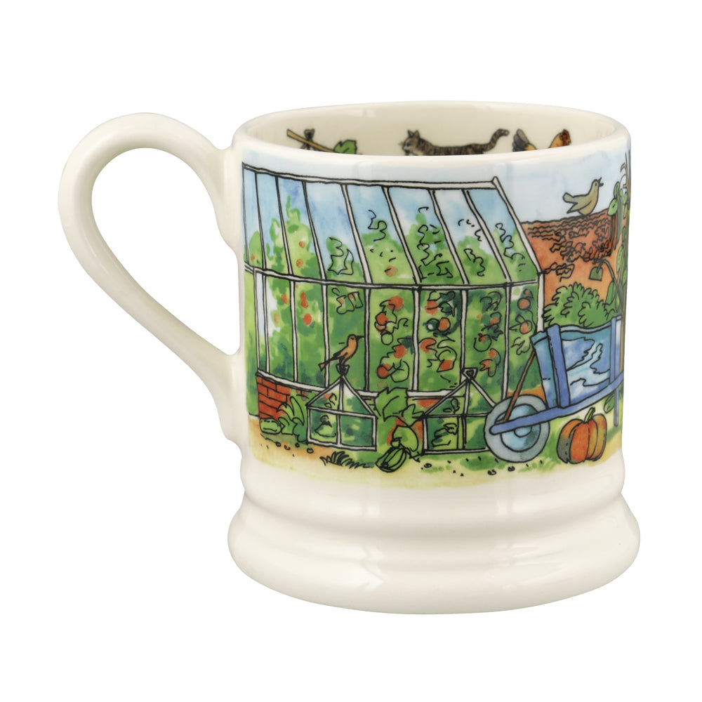 Emma Bridgewater Good Life Garden 1/2 pint Mug