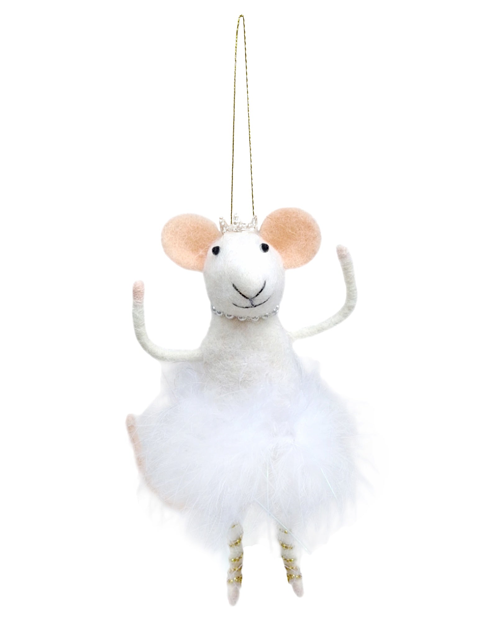 Christmas Decoration Felt Ballerina Mouse