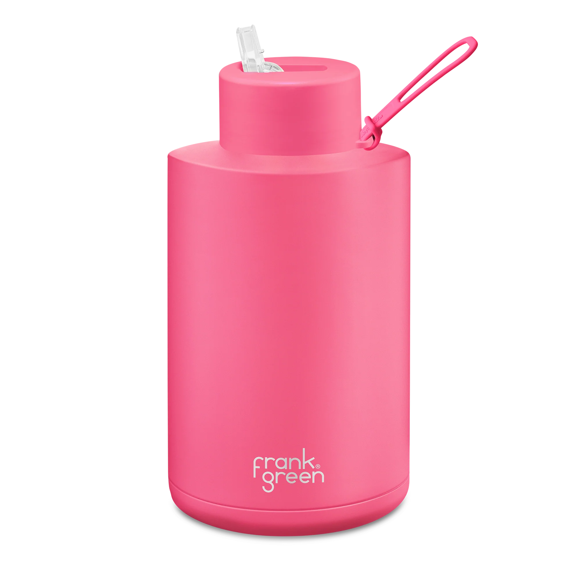 Frank Green Reusable Bottle 2L Neon Pink
