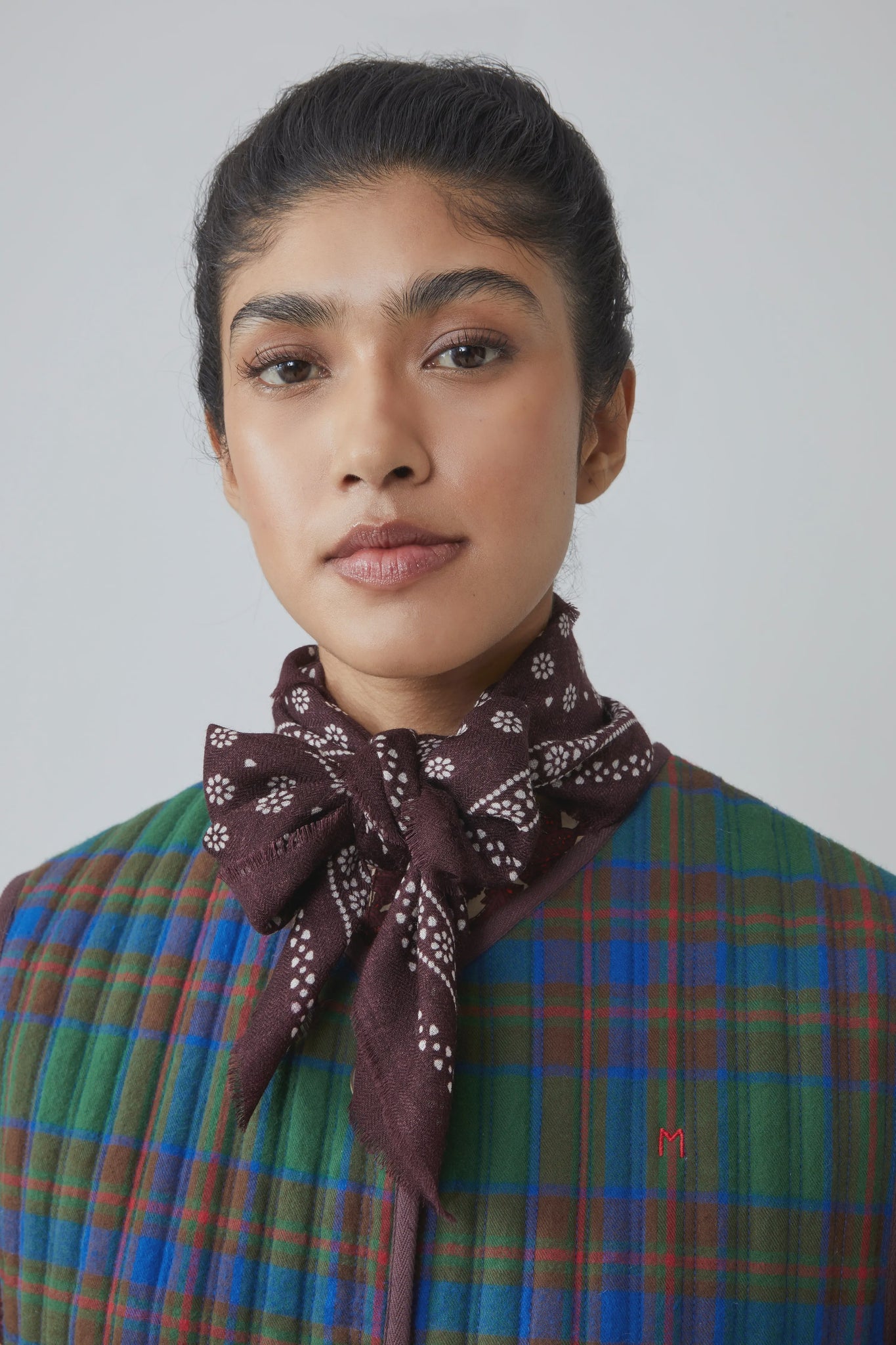 Moismont 100% Wool Scarf 676 Fig