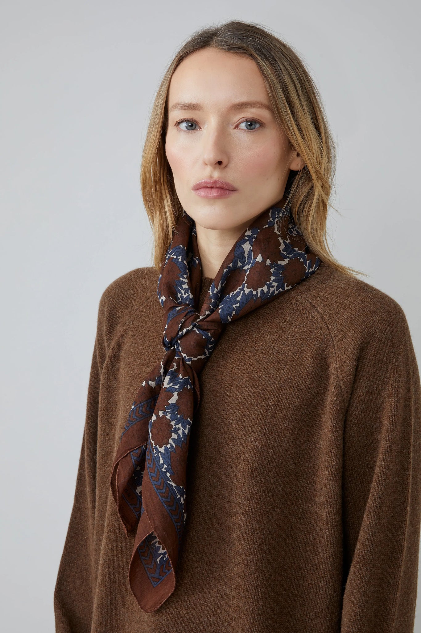 Moismont 100% Cotton Scarf 680 Coffee