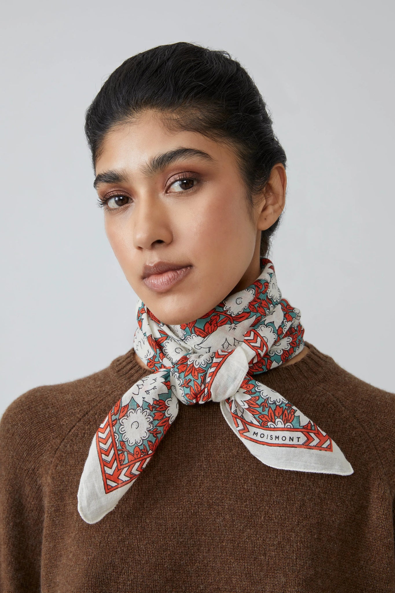 Moismont 100% Cotton Scarf 680 Poppy
