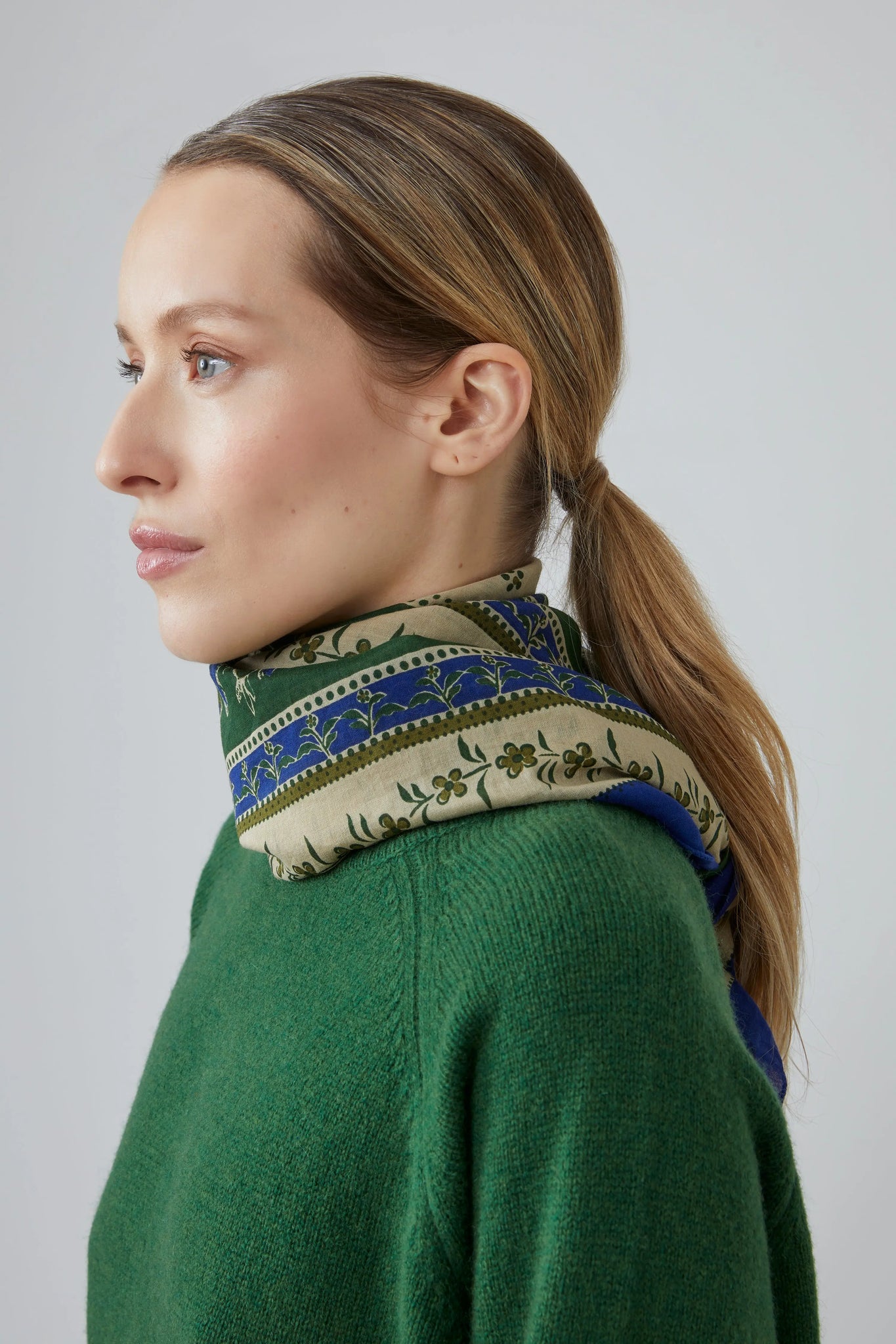 Moismont 100% Cotton Scarf 796 British Green