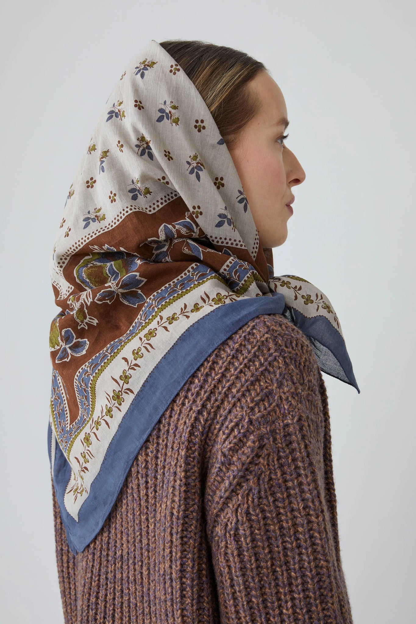 Moismont 100% Cotton Scarf 796 Slate Grey