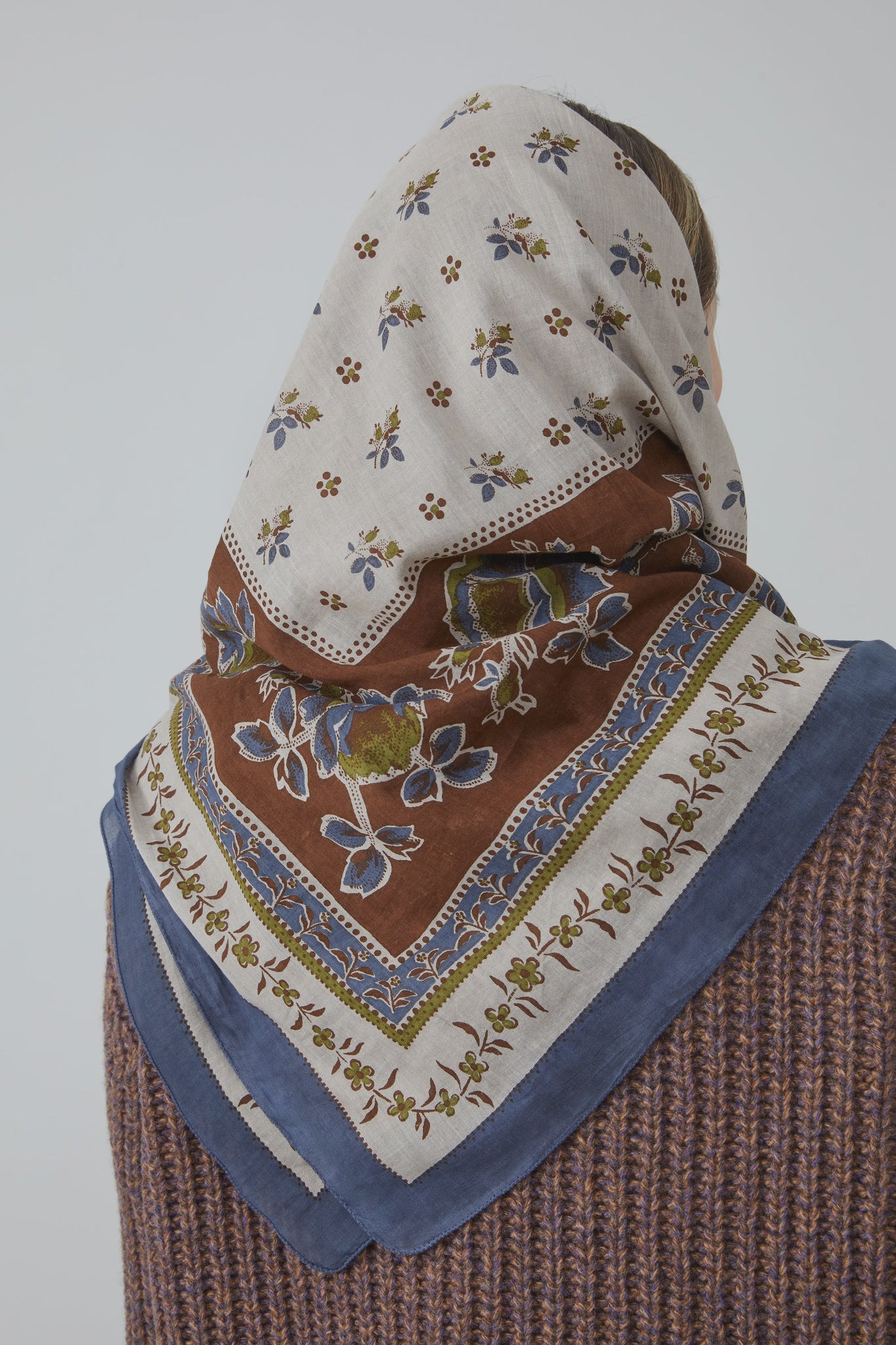 Moismont 100% Cotton Scarf 796 Slate Grey